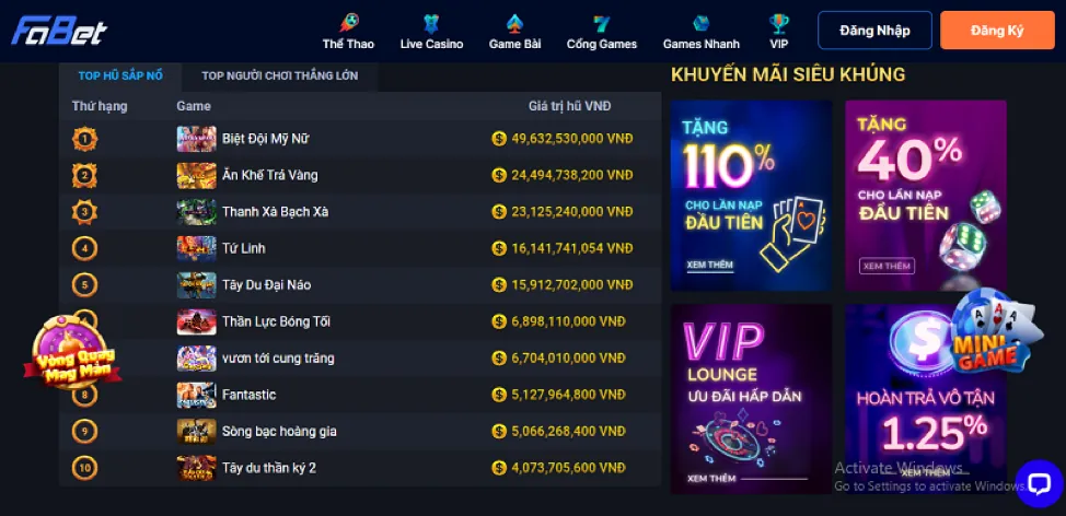 Ưu đãi và khuyến mãi độc quyền cho thành viên Win678 22